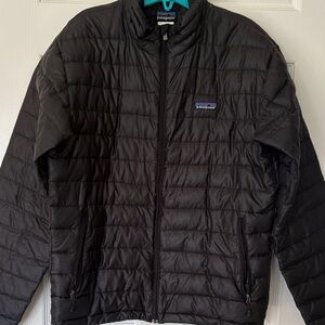 Patagonia Men's Dark Quilted Puffer Jacket